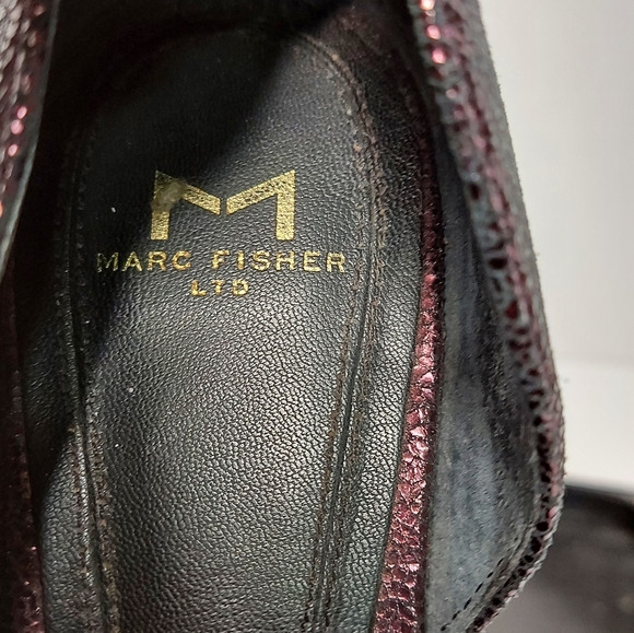 Marc Fisher Sunny d'orsay leather flat shoes - Picture 10 of 12